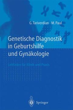 Couverture de l’ouvrage Genetische Diagnostik in Geburtshilfe und Gynäkologie