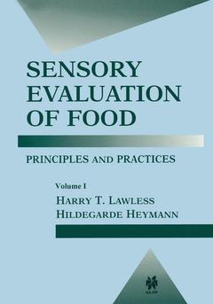 Couverture de l’ouvrage Sensory Evaluation of Food