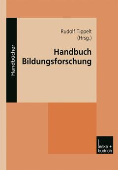 Couverture de l’ouvrage Handbuch Bildungsforschung