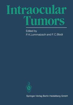 Couverture de l’ouvrage Intraocular Tumors