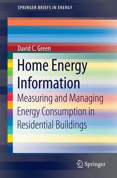 Couverture de l’ouvrage Home Energy Information