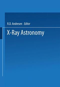 Couverture de l’ouvrage X-Ray Astronomy
