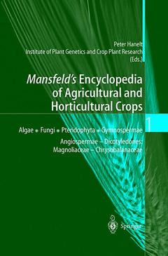 Couverture de l’ouvrage Mansfeld's Encyclopedia of Agricultural and Horticultural Crops