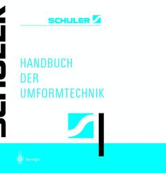 Couverture de l’ouvrage Handbuch der Umformtechnik