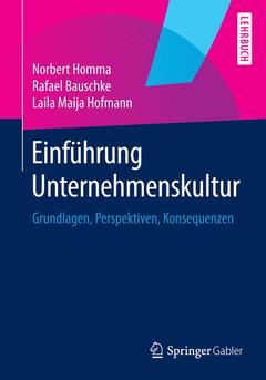 Couverture de l’ouvrage Einführung Unternehmenskultur