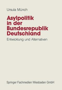 Couverture de l’ouvrage Asylpolitik in der Bundesrepublik Deutschland