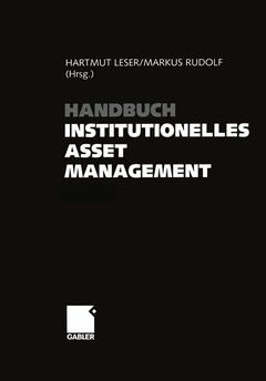 Couverture de l’ouvrage Handbuch Institutionelles Asset Management