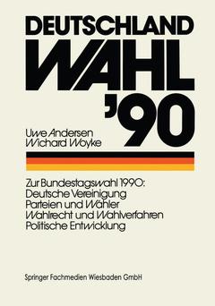 Couverture de l’ouvrage Deutschland Wahl '90