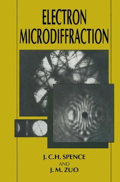 Couverture de l’ouvrage Electron Microdiffraction