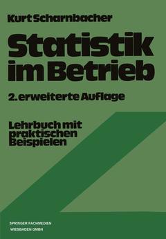 Couverture de l’ouvrage Statistik im Betrieb