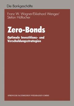 Couverture de l’ouvrage Zero-Bonds