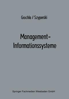 Couverture de l’ouvrage Management-Informationssysteme