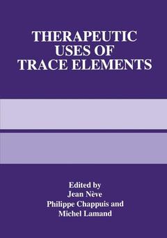 Cover of the book Therapeutic Uses of Trace Elements