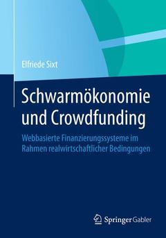 Couverture de l’ouvrage Schwarmökonomie und Crowdfunding