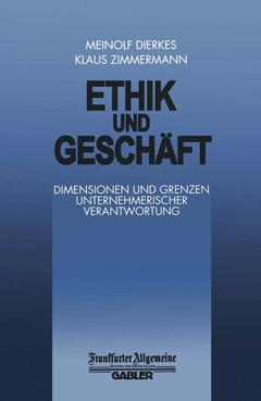 Couverture de l’ouvrage Ethik und Geschäft