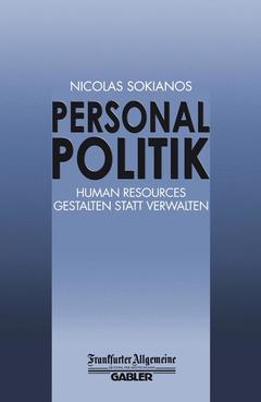 Couverture de l’ouvrage Personal Politik