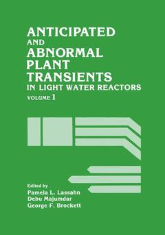 Cover of the book Anticipated and Abnormal Plant Transients in Light Water Reactors