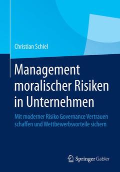 Couverture de l’ouvrage Management moralischer Risiken in Unternehmen
