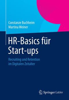 Couverture de l’ouvrage HR-Basics für Start-ups