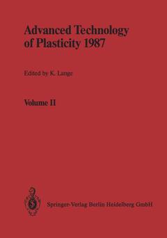 Couverture de l’ouvrage Advanced Technology of Plasticity 1987