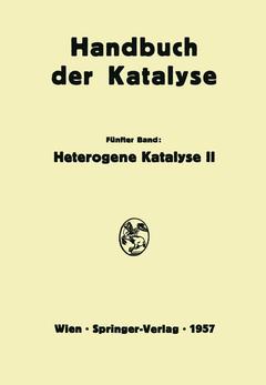 Couverture de l’ouvrage Heterogene Katalyse II