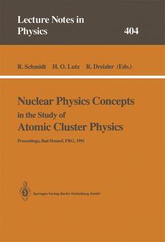 Cover of the book Nuclear Physics Concepts in the Study of Atomic Cluster Physics