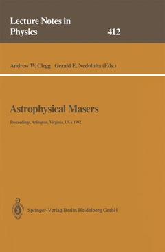 Couverture de l’ouvrage Astrophysical Masers