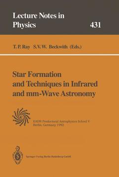 Couverture de l’ouvrage Star Formation and Techniques in Infrared and mm-Wave Astronomy