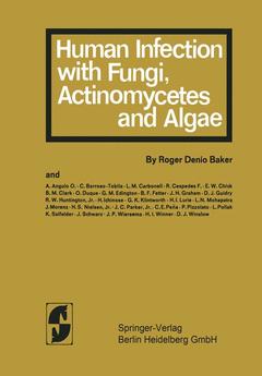 Couverture de l’ouvrage Human Infection with Fungi, Actinomxcetes and Algae