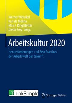 Couverture de l’ouvrage Arbeitskultur 2020