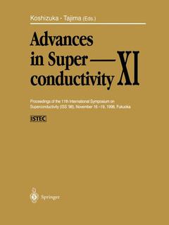 Couverture de l’ouvrage Advances in Superconductivity XI