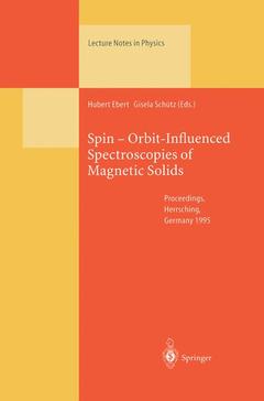 Cover of the book Spin — Orbit-Influenced Spectroscopies of Magnetic Solids