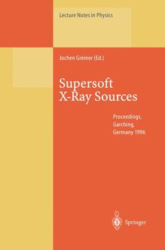 Couverture de l’ouvrage Supersoft X-Ray Sources
