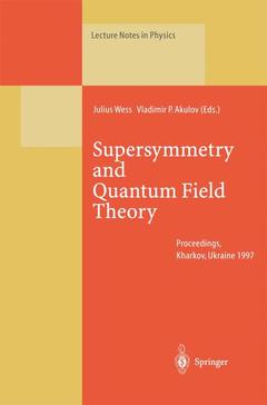 Couverture de l’ouvrage Supersymmetry and Quantum Field Theory