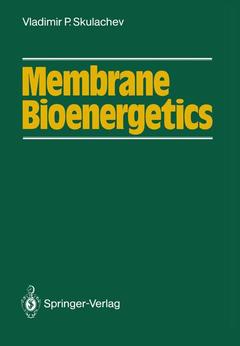 Couverture de l’ouvrage Membrane Bioenergetics