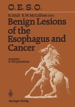Cover of the book Benign Lesions of the Esophagus and Cancer