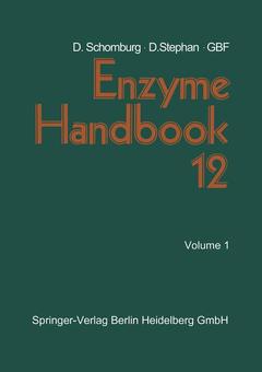 Couverture de l’ouvrage Enzyme Handbook 12