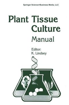 Couverture de l’ouvrage Plant Tissue Culture Manual - Supplement 7