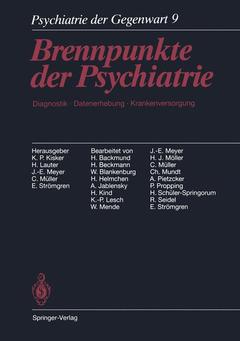 Couverture de l’ouvrage Psychiatrie der Gegenwart