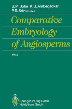 Couverture de l’ouvrage Comparative Embryology of Angiosperms Vol. 1/2