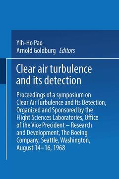 Cover of the book Clear Air Turbulence and Its Detection