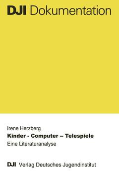 Couverture de l’ouvrage Kinder — Computer — Telespiele
