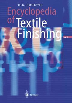 Couverture de l’ouvrage Encyclopedia of Textile Finishing