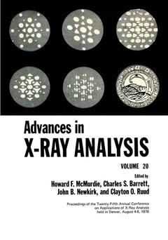 Cover of the book Advances in X-ray Analysis