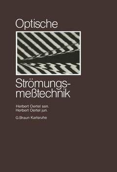 Cover of the book Optische Strömungsmesstechnik