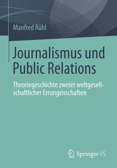 Cover of the book Journalismus und Public Relations