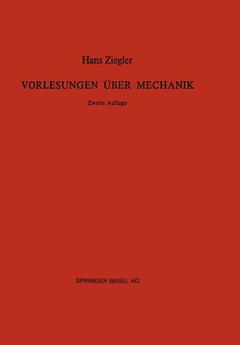 Couverture de l’ouvrage Vorlesungen über Mechanik