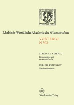 Cover of the book Lithiumnitrid und verwandte Stoffe, Ihre wissenschaftliche und praktische Bedeutung. Sila-Substitutionen