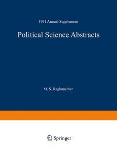 Cover of the book Political Science Abstracts
