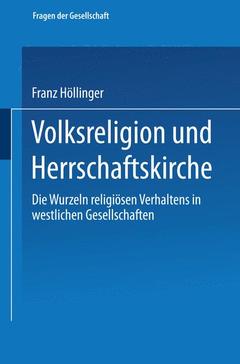 Couverture de l’ouvrage Volksreligion und Herrschaftskirche